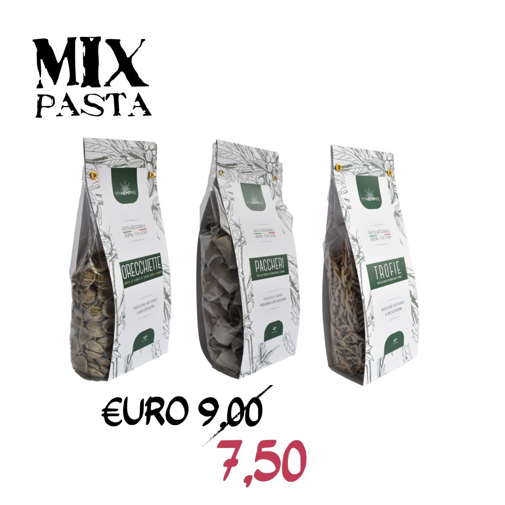 Mix Pasta: 1 conf. Orecchiette Paccheri Trofie