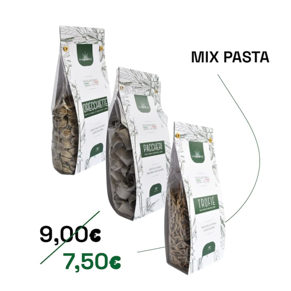 Mix Pasta: 1 conf. Orecchiette Paccheri Trofie