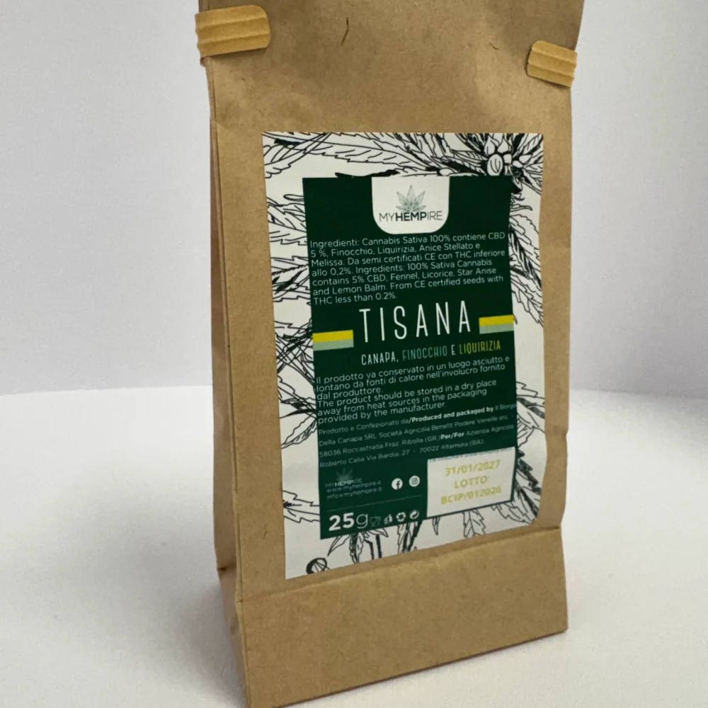 Tisana Canapa, Finocchio e Liquirizia