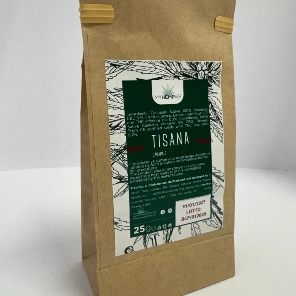 Tisana Canapa e Frutti di bosco